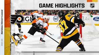 Flyers @ Penguins 2/15 | NHL Highlights 2022