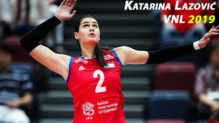 Young Katarina Lazović - Beautyful and Talanted | Highlights | VNL 2019 | HD |