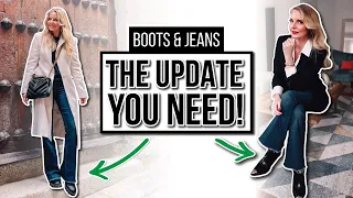 How to Wear Boots With The Hottest Jean Trends of 2022/2023
