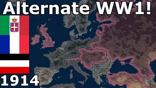 What if France, Germany and Italy were allied in WW1? | HOI4 Timelapse
