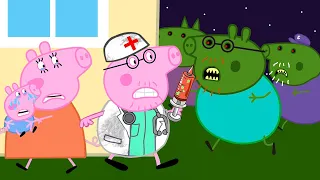 Zombie Apocalypse, Zombie Appears In Dr  Peppa's Room🧟‍♀️ | Peppa Pig Funny Animation