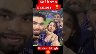 Kolkata winner 🏆 KKR || #shorts #kkr #match #kolkata #rinkusingh #matchday
