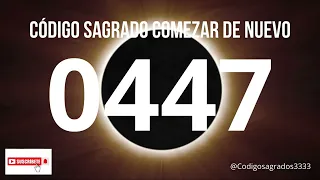 CÓDIGO SAGRADO 0447 COMEZAR DE NUEVO #codigosagrado #agesta #0047 #amor #abundancia #comezardenuevo