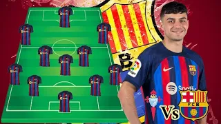 Barcelona Predicted Starting Lineup Vs Celta Vigo In La Liga Matchday 8