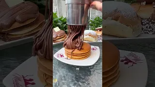 Nutella Chocolate Bucket Dipping & Mixing | ASMR Satisfying