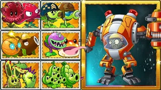 PvZ 2 Random Best Pair Team Plants Vs Z-MECH Zombie - Who Will Win?