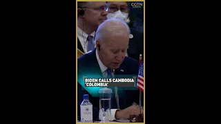 Biden calls Cambodia 'Colombia'