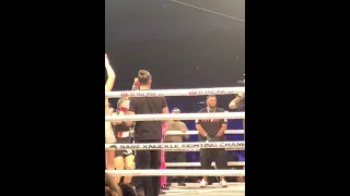 Paige VanZant Storming Out The Ring After Losing To Rachael Ostovich