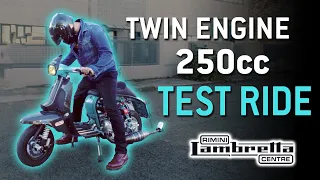 TWIN Engine Lambretta 250cc TEST RIDE | Casa Performance | Rimini Lambretta Centre