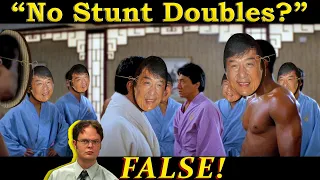 Jackie Chan Used Stunt Doubles More Than HALF the Time in Thunderbolt