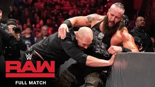 FULL MATCH - Braun Strowman vs. Baron Corbin – Tables Match: Raw, Feb. 18, 2019