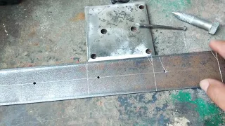 Como hacer un hoyo en metal.