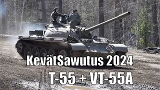 KevätSawutus 2024 Show 1- T-55A + VT-55A - Parola Panssarimuseo