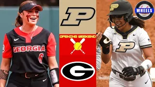 Purdue vs #6 Georgia Highlights | 2024 College Softball Highlights