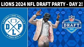 Detroit Lions 2024 NFL Draft Party - Rounds 2 & 3 Live! | Detroit Lions Podcast