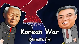 Korean War (Oversimplified Style)