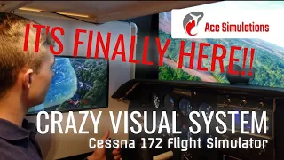 I am amazed - FS2020 Multi Monitor Setup on a full Cessna 172 Home Cockpit - CRAZY REALISTIC!