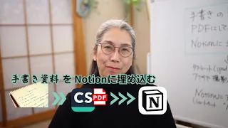 手書き資料をPDF→Notion