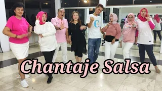 Chantaje Salsa || Line Dance || Chor: Tri Artiyanti - Sofyan Anas - April 2024 (Ina) || LD Versity