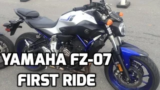 2016 Yamaha FZ-07 First Ride and Reaction