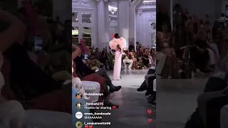 Sia sings "Chandelier" at Christian Siriano's 15th anniversary runway show at NYC Fashionweek