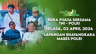 Wali buka bersama keluarga besar TNI-POLRI || At Lap. Bhayangkara Mabes Polri, Jakarta Selatan.