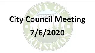 Arlington City Council Meeting 7-6-2020