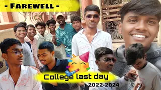 Last day of the college {farewell party} #college #exams #farewellparty
