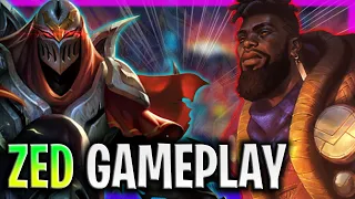 THAT'S WHY FAKER IS INSANE WITH ZED! - T1 Faker Plays Zed Mid vs K'Sante! | T1 Faker Zed Gameplay