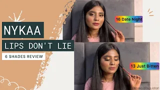 Nykaa Lips Don't Lie! *6 shades of lipliner*