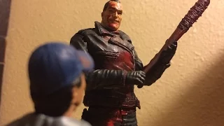 The Walking Dead Negan kills Glenn (stopmotion)