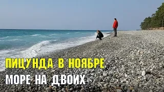 ПИЦУНДА В НОЯБРЕ | Море на двоих | Субтропическое побережье Черного моря