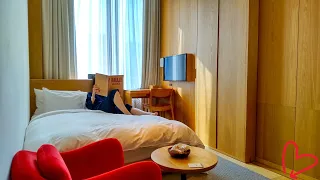 $100! The First MUJI HOTEL GINZA😴🛌in Japan🇯🇵日本初の無印ホテルにおこもりステイ＆お泊まりレビュー