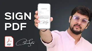 How To Digital Signature in PDF With Mobile | Sign PDF on Android