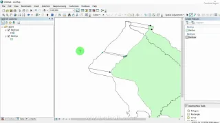 How to use Spatial Adjustment Tool in ArcGIS