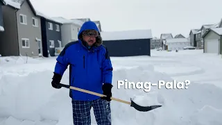 Jimmy Saints pinag-pala ng snow sa Canada!