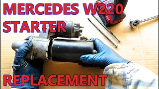 Mercedes S500 S430 W220 Starter Replacement