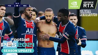 PES 2021 Insanely Good | PSG vs Real Madrid | NVIDIA RTX 3060 Ti