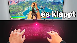 ich spiele die VERBOTENE LASER TASTATUR in Fortnite 😱