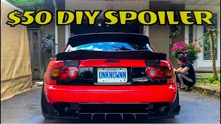 Super Cheap DIY Ducktail Spoiler