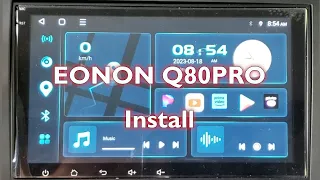 EONON Q80PRO Install