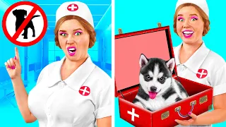 Formas Para Llevar Mascotas al Hospital | Desafío Loco por Fun Teen