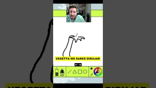 FARGAN SE BURLA PORQUE VEGETTA NO SABE DIBUJAR Y SE PONE TRISTE JAJAJ #shorts