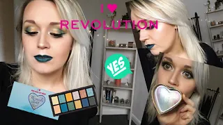 I 💗 REVOLUTION MAKEUP TUTORIAL MERMAID UNICORN HEARTS