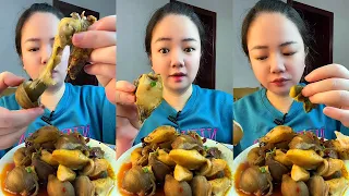 Chinese Mukbang Asmr Spicy Seafood | Abalone Snail