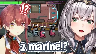 Iroha uses Ninja Art: Substitution Jutsu to pretend as Marine [Hololive ENG Sub - Shirogane Noel]