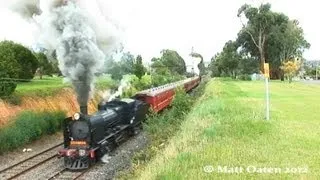 K190 and K153 Climb Jordanville Bank - Glen Waverley- Darling Shuttles 2012