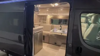 18’ class B camper van made for off the grid camping