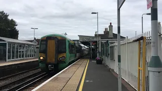 class 377 passing lancing train station