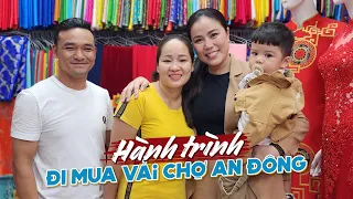 Hành trình 2 mẹ con đi mua vải và may áo dài ở chợ An Đông chỉ có 3 tiếng cả nhà tin được hông?